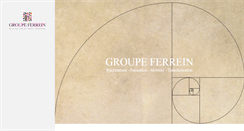 Desktop Screenshot of groupe-ferrein.fr